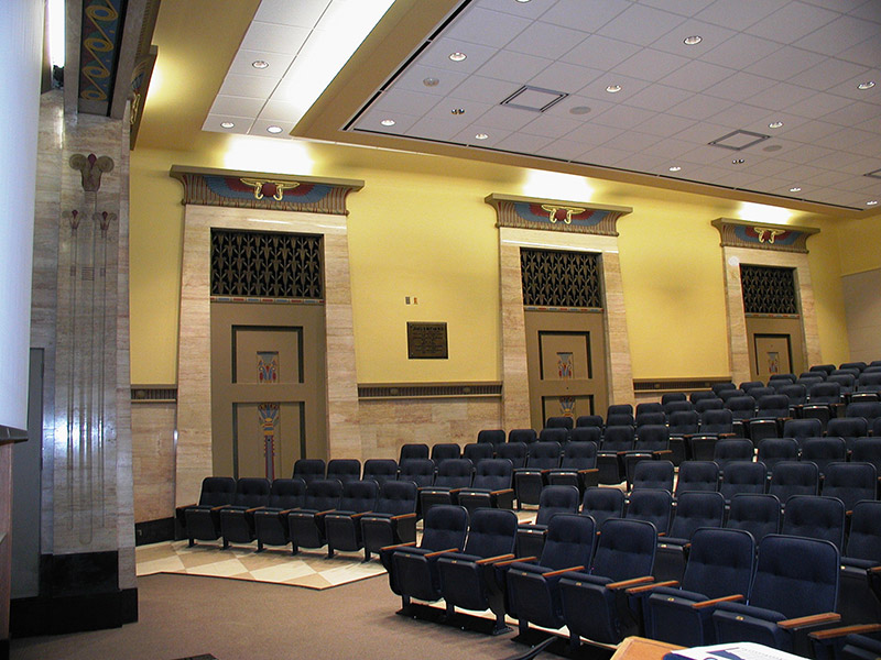 VCU Baruch Auditorium Egyptian Building