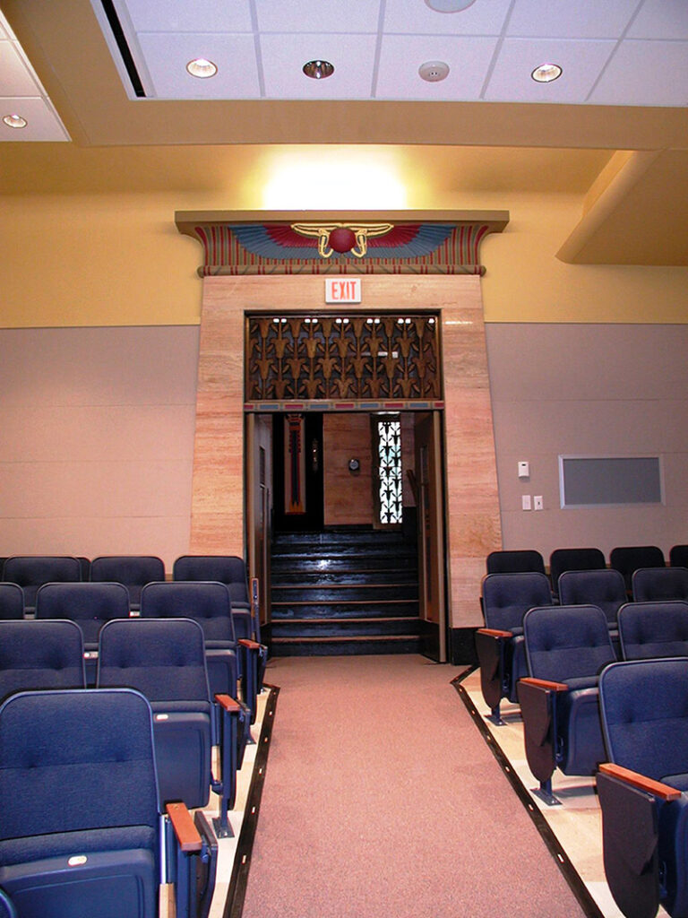 VCU Baruch Auditorium Egyptian Building